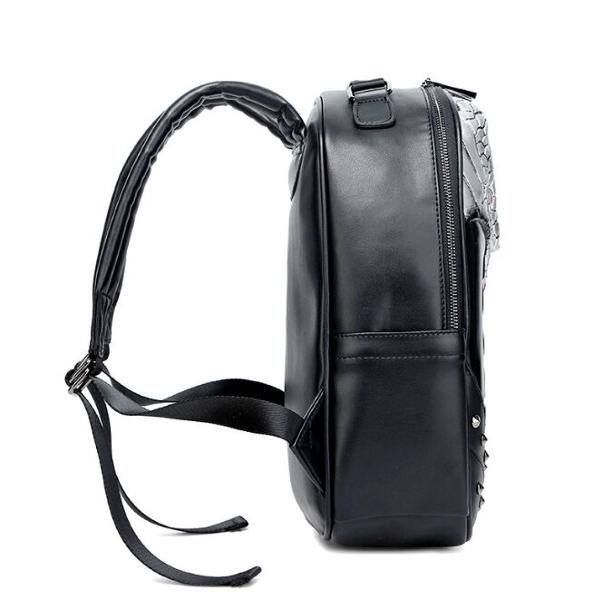 Stylish backpacks 3D wolf head backpack special cool shoulder bags for teenage girls boys leather laptop school bags