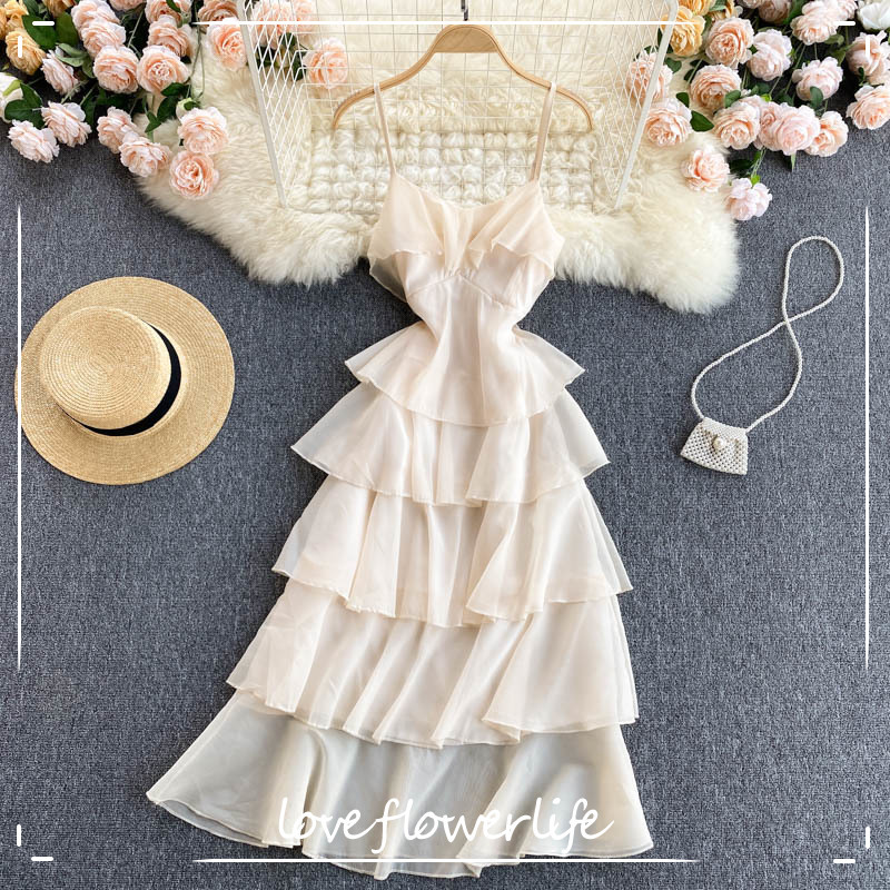 FLF Summer Elegant Female Ruffled Fairy Beach Dress High Waist Dress Women Sexy Spaghetti Strap Strapless Long Dress 210521, Apricot
FLF Summer Elegant Female Ruffled Fairy Beach Dress High Waist Dress Women Sexy Spaghetti Strap Strapless Long Dress 210521, Apricot