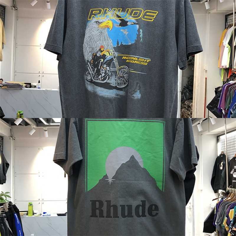 2020 Rhude t Shirt Men Women Washed Do Old Streetwear T-shirts Summer Style High-quality Rhude Top Tees C0308, White;black
2020 Rhude t Shirt Men Women Washed Do Old Streetwear T-shirts Summer Style High-quality Rhude Top Tees C0308, White;black