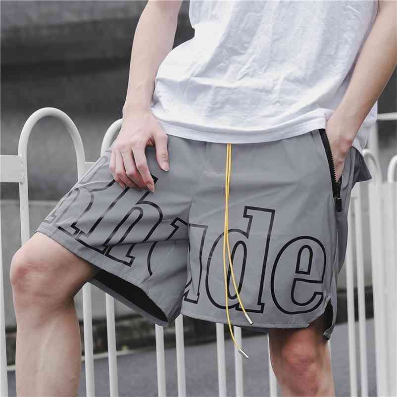 RHUDE Shorts Grey Color Men Women 3M Reflective Tag Inside Tag Oversize Rhude Short Pants Knee Length 210330, White;black
RHUDE Shorts Grey Color Men Women 3M Reflective Tag Inside Tag Oversize Rhude Short Pants Knee Length 210330, White;black
