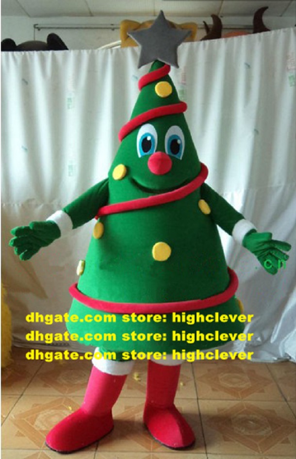 Jubilant Green Christmas Tree O Tannenbaum Xmas Mascot Costume With High Cone Body Gray Five-pointed Star No.5708 Free Ship, As in photos
Jubilant Green Christmas Tree O Tannenbaum Xmas Mascot Costume With High Cone Body Gray Five-pointed Star No.5708 Free Ship, As in photos