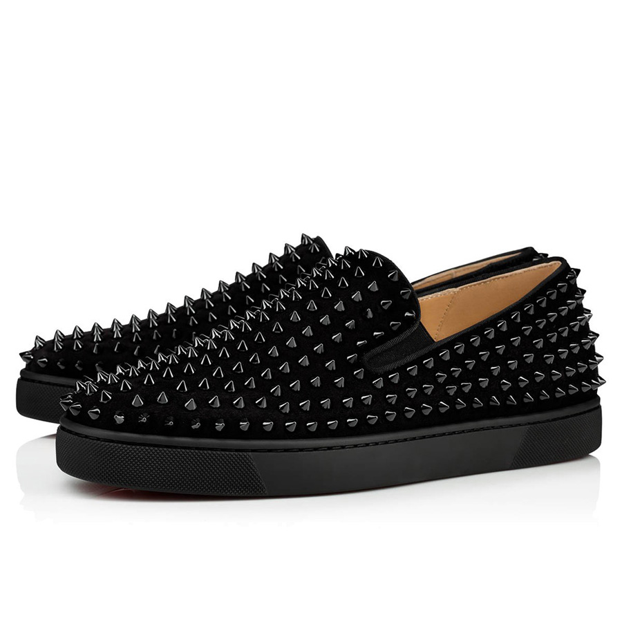 Men Women Originals Red Bottom Dress Shoes Senior Roller-Boat Flat Classic Low Tops Elastic Casual Black Spikes Calfskin Designer Walking Sneakers With Box EU 35-47, #1
Men Women Originals Red Bottom Dress Shoes Senior Roller-Boat Flat Classic Low Tops Elastic Casual Black Spikes Calfskin Designer Walking Sneakers With Box EU 35-47, #1