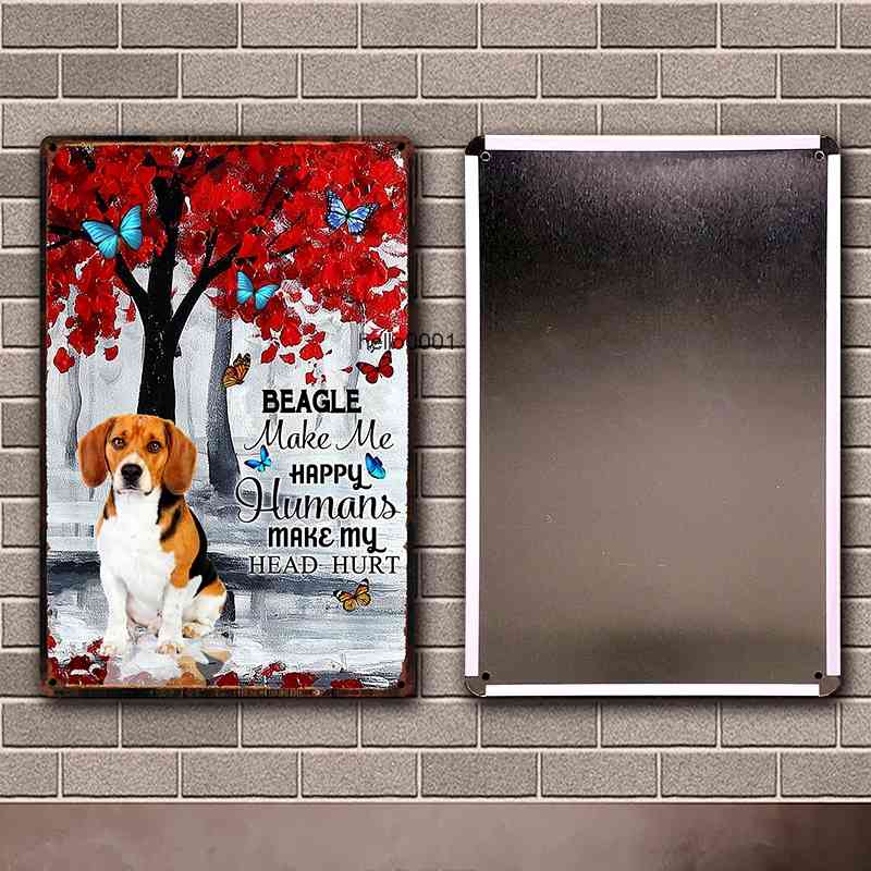 Pet Love Beagle Dog Book Bath Shap Beer Coffee Rules Tin Metal Sign Home Pub Bar Decor Painting 20*30 CM Size Dy222 
Pet Love Beagle Dog Book Bath Shap Beer Coffee Rules Tin Metal Sign Home Pub Bar Decor Painting 20*30 CM Size Dy222