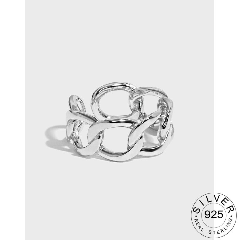 Cluster Rings 925 Sterling Silver For Women Gold Chain Hollow Vintage Wedding Trendy Fine Jewelry Large Adjustable Antique Anillos, Golden;silver
Cluster Rings 925 Sterling Silver For Women Gold Chain Hollow Vintage Wedding Trendy Fine Jewelry Large Adjustable Antique Anillos, Golden;silver