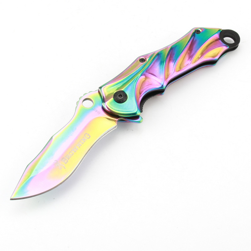 Browning B49 Quick Opening fin color Folding Knife Outdoor Tactical Camping Hunting Survival Knife
Browning B49 Quick Opening fin color Folding Knife Outdoor Tactical Camping Hunting Survival Knife