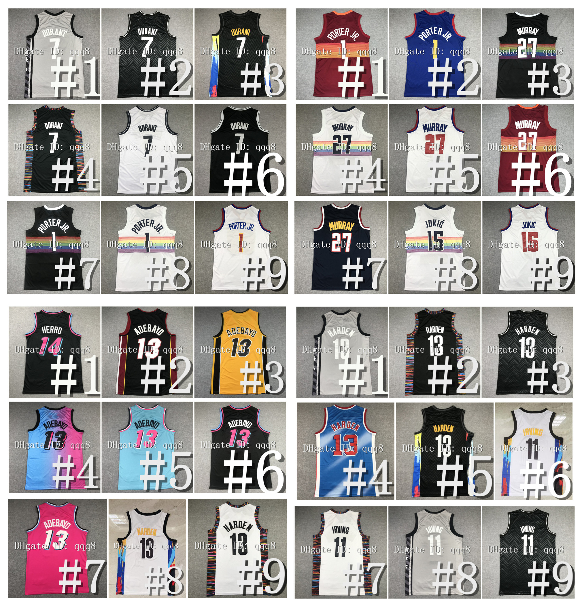 Basketball Jersey Cade Cunningham 7 Kyrie 11 Kevin Irving Jersey 13 Harden Durant Ja 12 Morant Nikola Damian 0 15 Lillard Jokic Trae 11 Young Zion 1 Williamson Butler, As pic
Basketball Jersey Cade Cunningham 7 Kyrie 11 Kevin Irving Jersey 13 Harden Durant Ja 12 Morant Nikola Damian 0 15 Lillard Jokic Trae 11 Young Zion 1 Williamson Butler, As pic