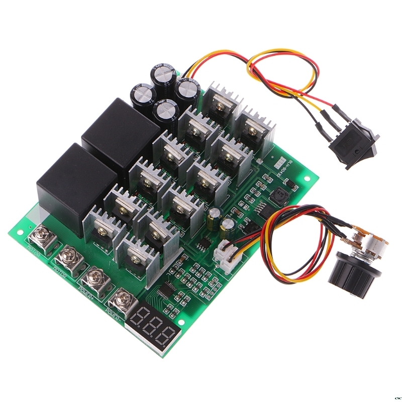 Dc Motor Speed Controller 12V 24V 36V 48V 10-55V 60A Forward/Backward Switch