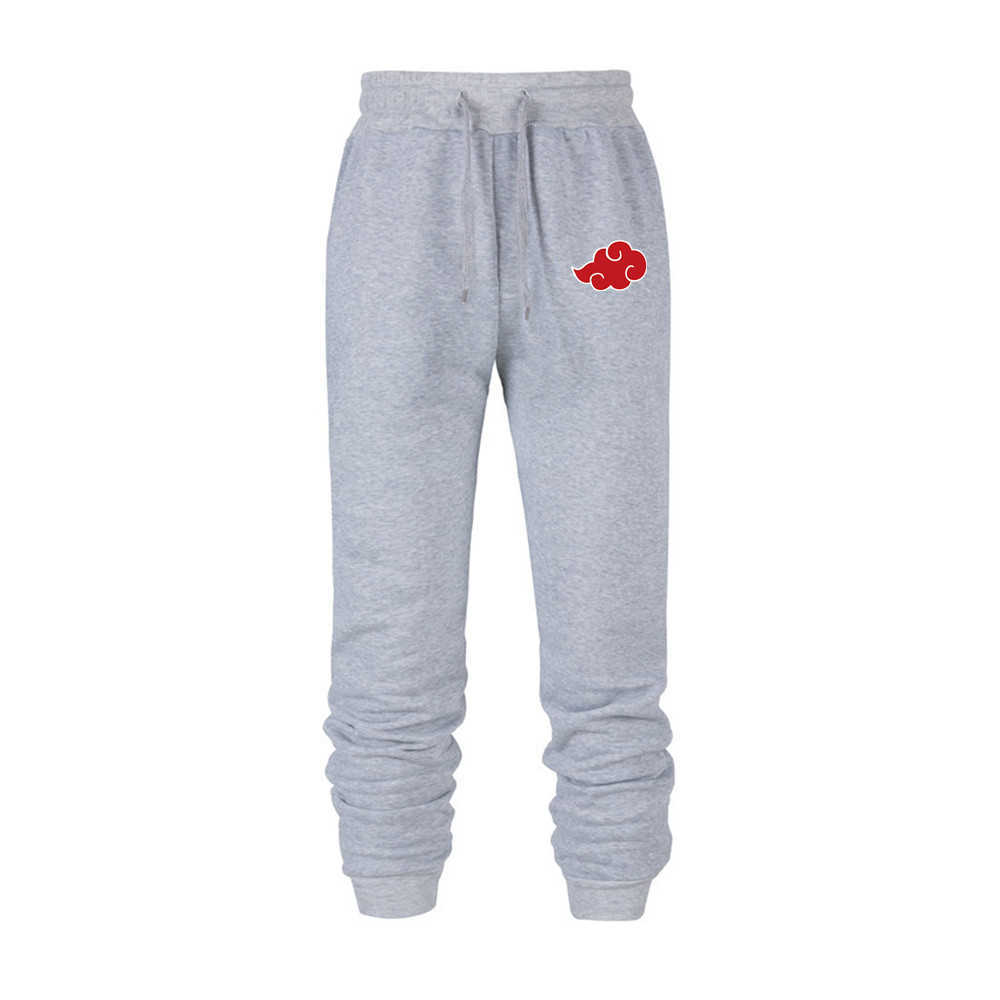 Men Joggers Casual Pants Anime Akatsuki Cloud Symbols Print Fitness Men Sportswear Tracksuit Bottoms Sweatpants Trousers Pants Y0927