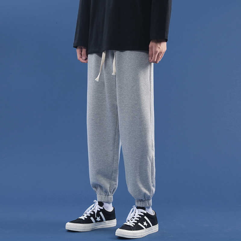HybSkr Men's Jogger Pants Sweatpants Fashion Harajuku Sweatpants Male Casual Oversize Classic Trousers 210930