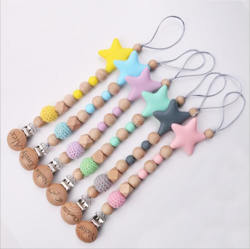 Party Favor Personalized Name Pacifier Clip Baby Teether Safe Teething Chain Clips Holder Babies Toy Gift
Party Favor Personalized Name Pacifier Clip Baby Teether Safe Teething Chain Clips Holder Babies Toy Gift
