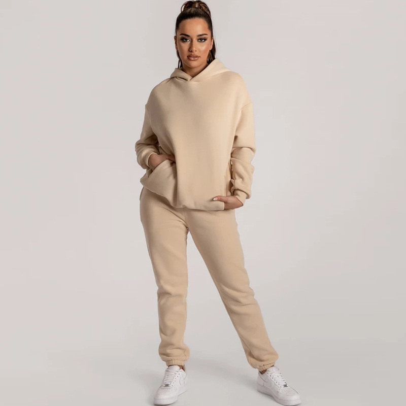 Paris Girl 2 Pieces Sets Hoodies Women Fashion Hooded Casual Sweatshirt and Pants Suits Female Autumn Winter Sports Suit 210524, Apricot
Paris Girl 2 Pieces Sets Hoodies Women Fashion Hooded Casual Sweatshirt and Pants Suits Female Autumn Winter Sports Suit 210524, Apricot