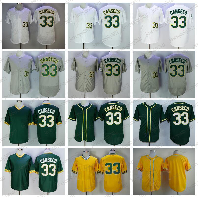 Men Retire Baseball 33 Jose Canseco Retro Jersey Pullover Flexbase Cool Base Green White Grey Yellow Team Stitched Cooperstown Vintage Top Quality, As pic
Men Retire Baseball 33 Jose Canseco Retro Jersey Pullover Flexbase Cool Base Green White Grey Yellow Team Stitched Cooperstown Vintage Top Quality, As pic