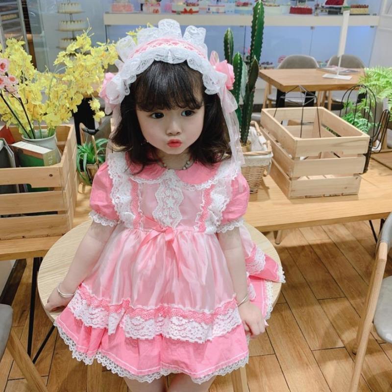 Girl's Dresses Summer Spanish Lolita Princess Dress Baby Girl Clothes Lace Stitching Short Sleeve For Girls Birthday Party Vestidos Y3016, Red;yellow
Girl's Dresses Summer Spanish Lolita Princess Dress Baby Girl Clothes Lace Stitching Short Sleeve For Girls Birthday Party Vestidos Y3016, Red;yellow