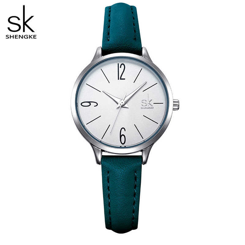 Shengke Fashion Watch Women Casual Leather Quartz Round Wrist Blue Band Relogio Feminino Reloj Mujer 210616, Black
Shengke Fashion Watch Women Casual Leather Quartz Round Wrist Blue Band Relogio Feminino Reloj Mujer 210616, Black