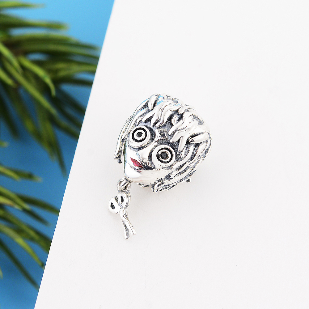 Fit Original Brand Charm Bracelet Authentic 925 Sterling Silver TV Character Scissor Hand Boy Barber Beads For Making Berloque