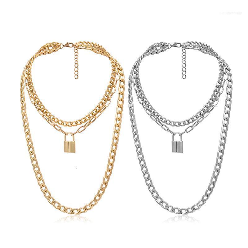Layered Punk Chain Necklace Lock Pendant Women Men Choker Metal Padlock Chains Goth Jewelry Grunge Aesthetic Accessory1
Layered Punk Chain Necklace Lock Pendant Women Men Choker Metal Padlock Chains Goth Jewelry Grunge Aesthetic Accessory1