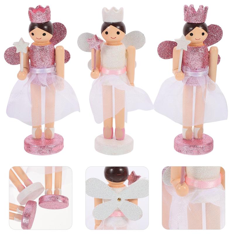 Christmas Decorations 3pcs Decorative Nutcracker Puppet Adornments Angel Shopwindow Decor
Christmas Decorations 3pcs Decorative Nutcracker Puppet Adornments Angel Shopwindow Decor