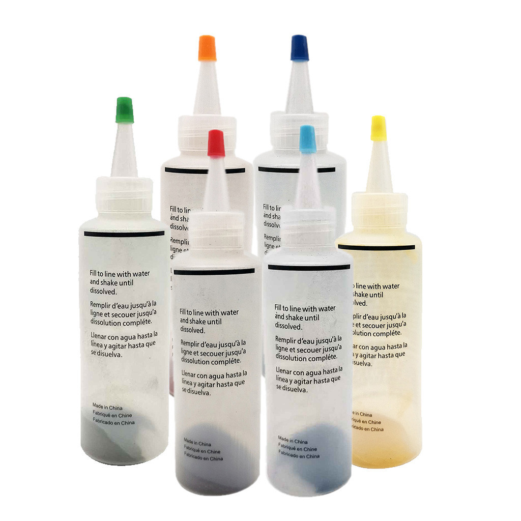 Tie dye kit 6/8/10 bottles muti-color dyes permanent paint for diy arts cotton cloth and linen suit dye pigment