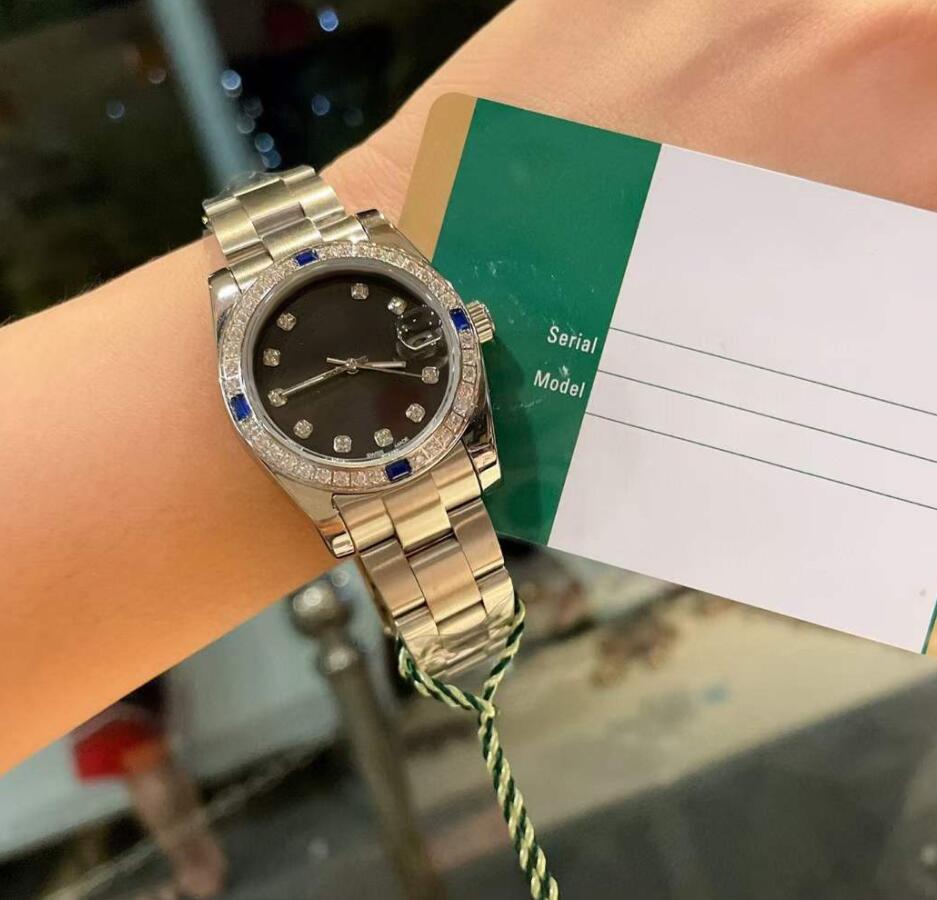 Women's 36mm Diamond Watch Mechaincal Movement Black Dial Stainless Steel Strap Date-Jus Watches RX090101, As pics
Women's 36mm Diamond Watch Mechaincal Movement Black Dial Stainless Steel Strap Date-Jus Watches RX090101, As pics
