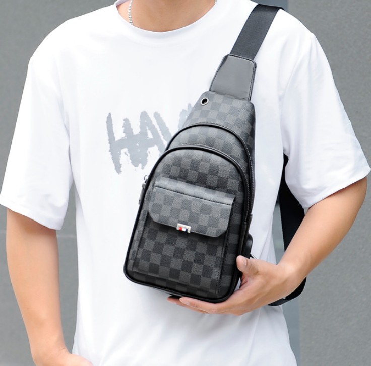 leather Male Chest Men's Crossbody Bag Men Single Shoulder Strap Back pack Casual Travel Bags Letter Print wallet Women handbag, With logo
leather Male Chest Men's Crossbody Bag Men Single Shoulder Strap Back pack Casual Travel Bags Letter Print wallet Women handbag, With logo