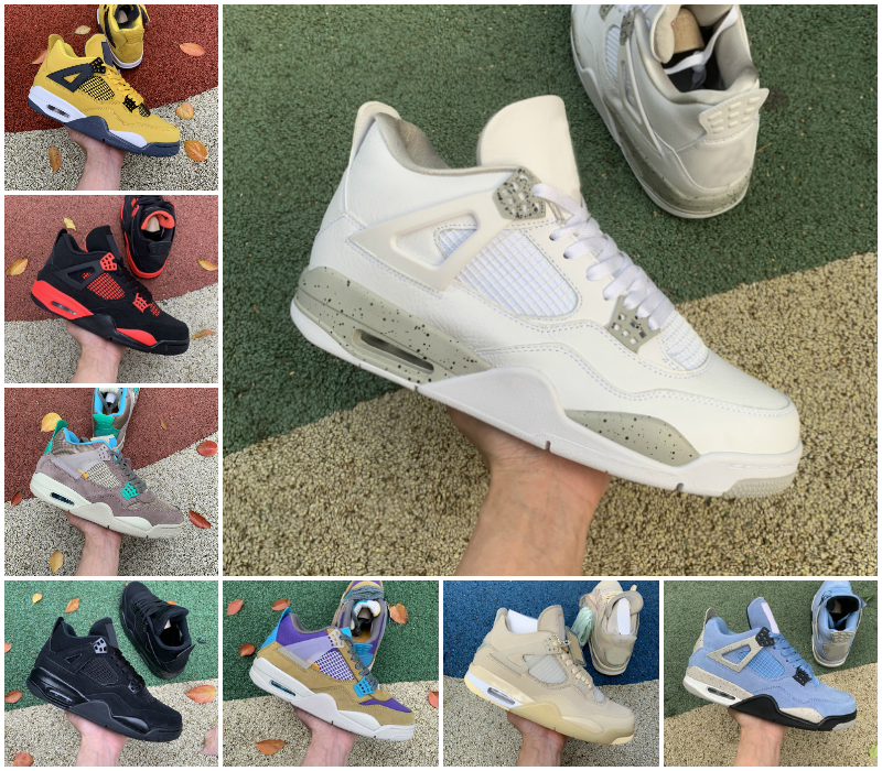 2022 Mens 4 4s basketball shoes University blue white oreo shimmer red thunder metallic purple black cat paris bred Taupe Haze Desert Moss men women sneakers trainers, Bubble package bag
2022 Mens 4 4s basketball shoes University blue white oreo shimmer red thunder metallic purple black cat paris bred Taupe Haze Desert Moss men women sneakers trainers, Bubble package bag