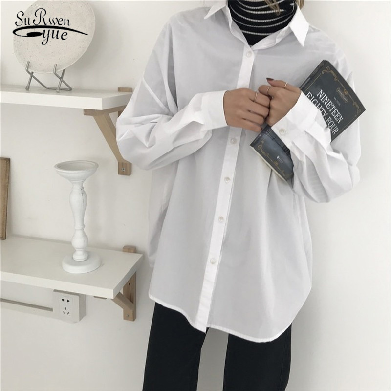 Korean White Shirts Women Loose Button Office Lady Blouses Blusas Mujer De Moda Casual All-Match Tops 10237 210521, Pink
Korean White Shirts Women Loose Button Office Lady Blouses Blusas Mujer De Moda Casual All-Match Tops 10237 210521, Pink