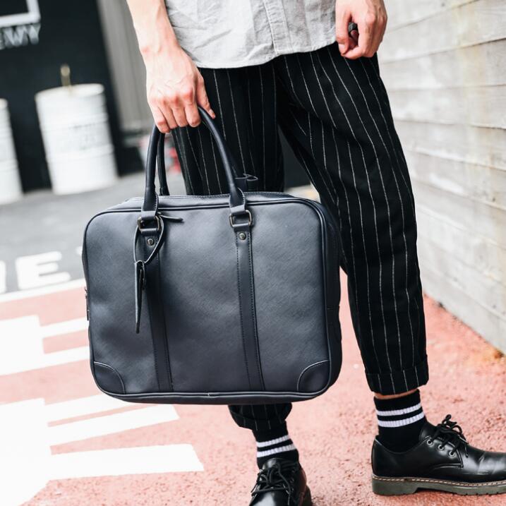 Factory wholesale men bag multifunctional man portable computer bags simple bulk leather briefcase business trend all-match leisure handbags, Black
Factory wholesale men bag multifunctional man portable computer bags simple bulk leather briefcase business trend all-match leisure handbags, Black