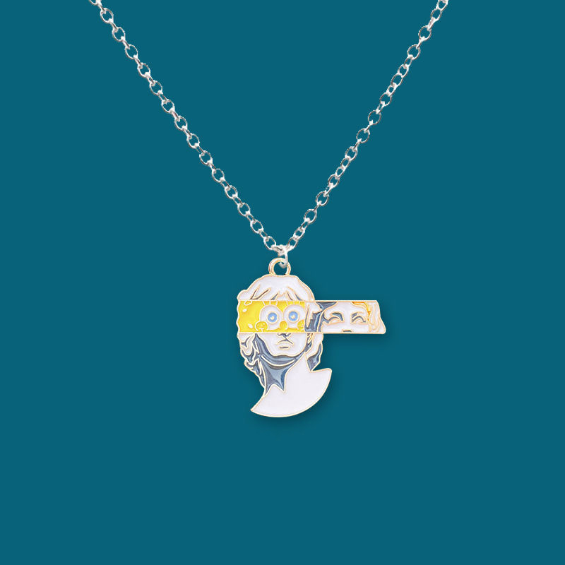 Statue Of David Design Metal Necklace with Pendant High Quality Fashion Gift Anniversary Party
Statue Of David Design Metal Necklace with Pendant High Quality Fashion Gift Anniversary Party