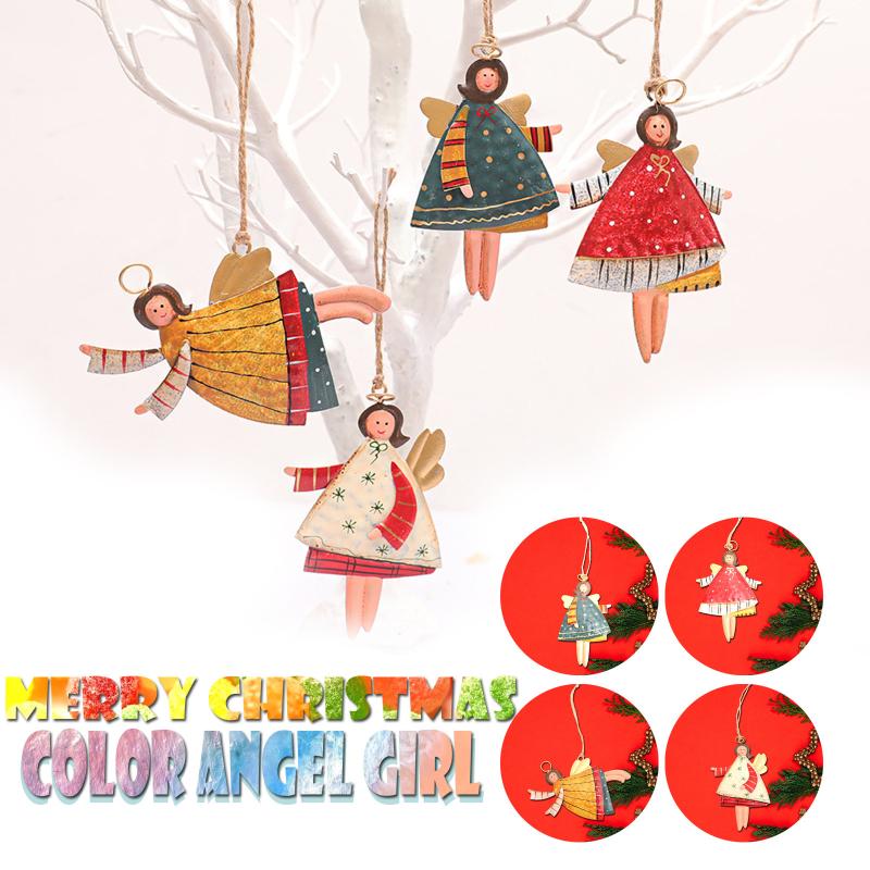 Christmas Decorations Zollor 1 Pieces Of Metal Angle Tree Ornaments Little Angels With Linen Hanging Rope For Decoration
Christmas Decorations Zollor 1 Pieces Of Metal Angle Tree Ornaments Little Angels With Linen Hanging Rope For Decoration