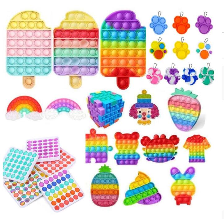 DHL fast Rainbow Push Pop It Fidget Toy Sensory Push Bubble Fidget Sensory Autism Special Needs Anxiety Stress Reliever for Office Fluorescen Stock, Mix
DHL fast Rainbow Push Pop It Fidget Toy Sensory Push Bubble Fidget Sensory Autism Special Needs Anxiety Stress Reliever for Office Fluorescen Stock, Mix