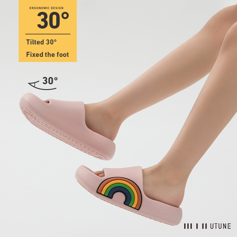 UTUNE Children Slippers Boys Girls Rainbow Beach Sandals Summer Shoes For Kids EVA Non-slip Cute Soft Indoor Bathroom Slides, Sky blue
UTUNE Children Slippers Boys Girls Rainbow Beach Sandals Summer Shoes For Kids EVA Non-slip Cute Soft Indoor Bathroom Slides, Sky blue