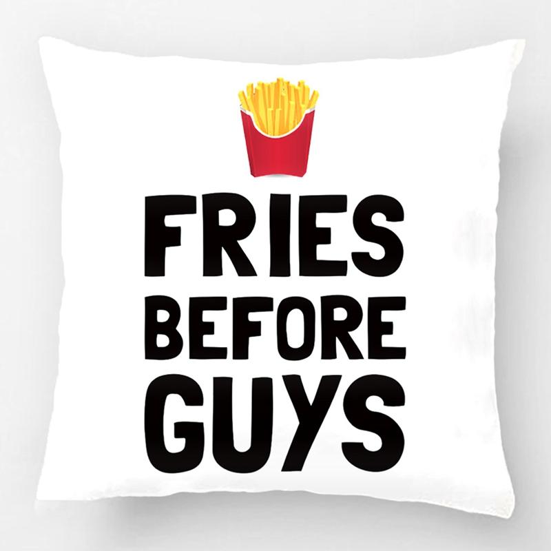 Fries Before Guys Pillow Wedding Decorative Cushion Cover Case Customize Gift By Lvsure For Car Sofa Seat Pillowcase Cushion/Decorative
Fries Before Guys Pillow Wedding Decorative Cushion Cover Case Customize Gift By Lvsure For Car Sofa Seat Pillowcase Cushion/Decorative