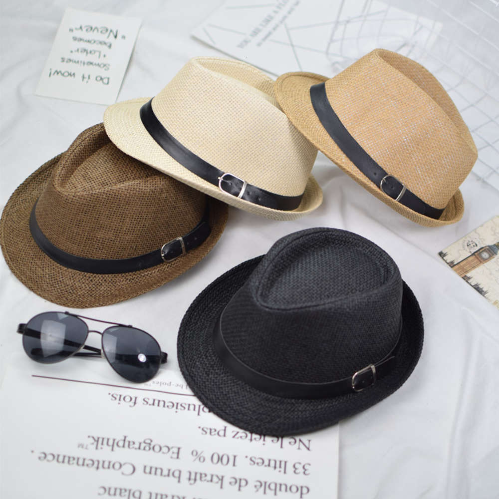 Korean summer children's hat travel sun protection pure color baby straw boy's Jazz fashion, Yellow
Korean summer children's hat travel sun protection pure color baby straw boy's Jazz fashion, Yellow