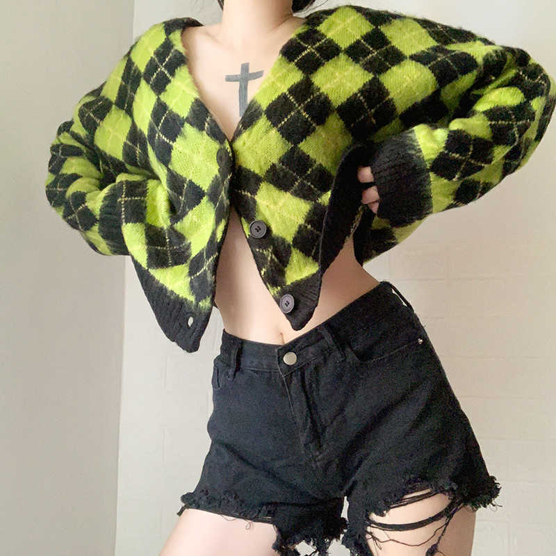 cute Cardigans sweater Women Kawaii Sweater women Knitted Casual Long Sleeve Korean Fall 211011Z