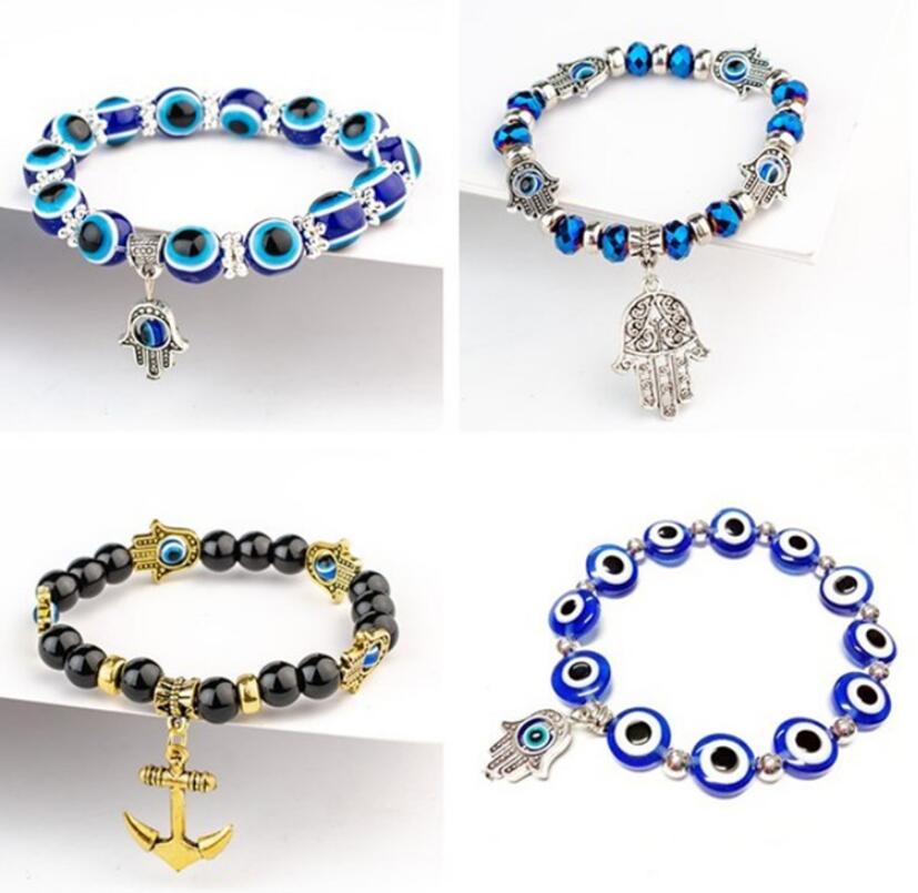 Fatima Hand Hamsa Bracelet Jewelry Women Man Gold Silver Color Fashion Blue Devil Evil Eye Plam Bell Beaded Anchor Charm Bracelets ps2185, Golden;silver
Fatima Hand Hamsa Bracelet Jewelry Women Man Gold Silver Color Fashion Blue Devil Evil Eye Plam Bell Beaded Anchor Charm Bracelets ps2185, Golden;silver