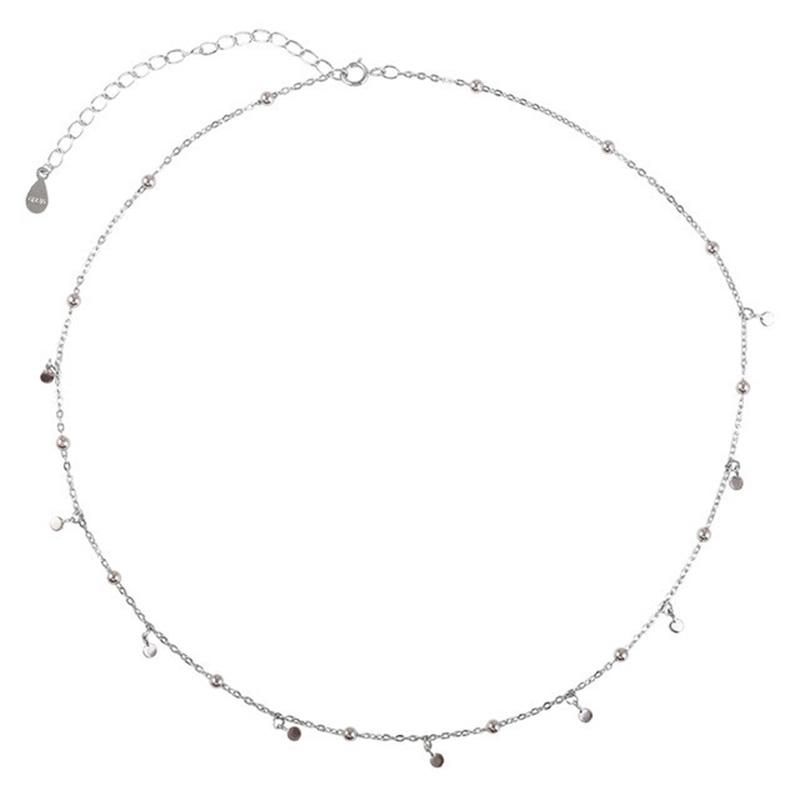 Chains Geometric Round Short Necklace, Bead Mini Jewelry Accessory Women's Necklace For Girls, Silver
Chains Geometric Round Short Necklace, Bead Mini Jewelry Accessory Women's Necklace For Girls, Silver
