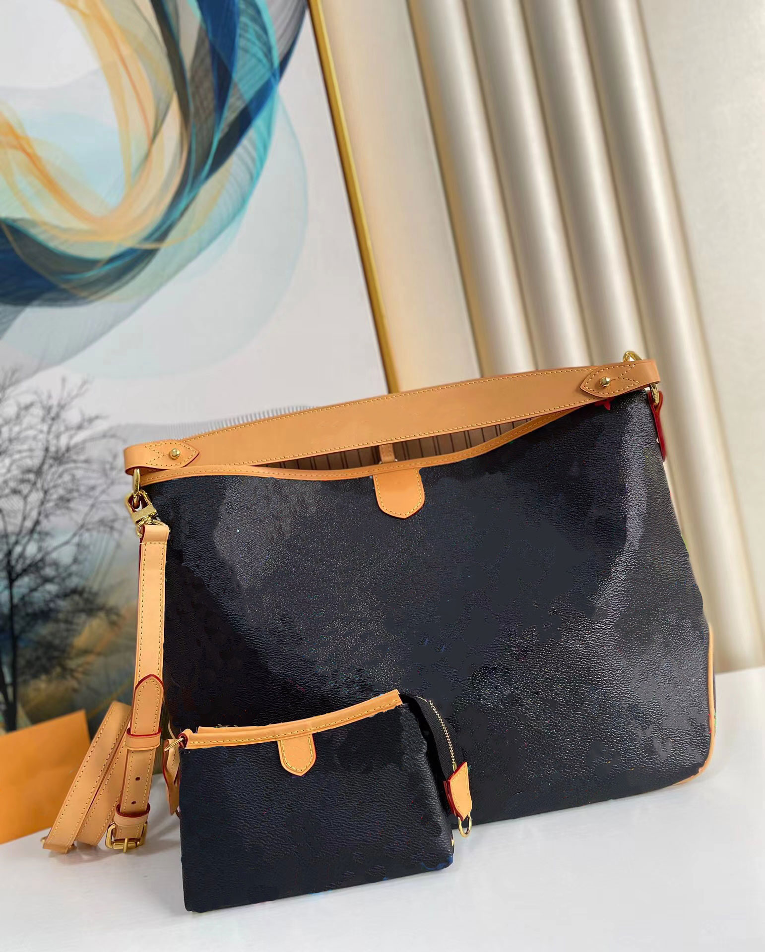 2021 High Quality Handbag Luxury Designer Totes Classic Flower Brown Hobo purse Large Leather Shopping bag handbags Package Women Shoulder, Dust bag
2021 High Quality Handbag Luxury Designer Totes Classic Flower Brown Hobo purse Large Leather Shopping bag handbags Package Women Shoulder, Dust bag