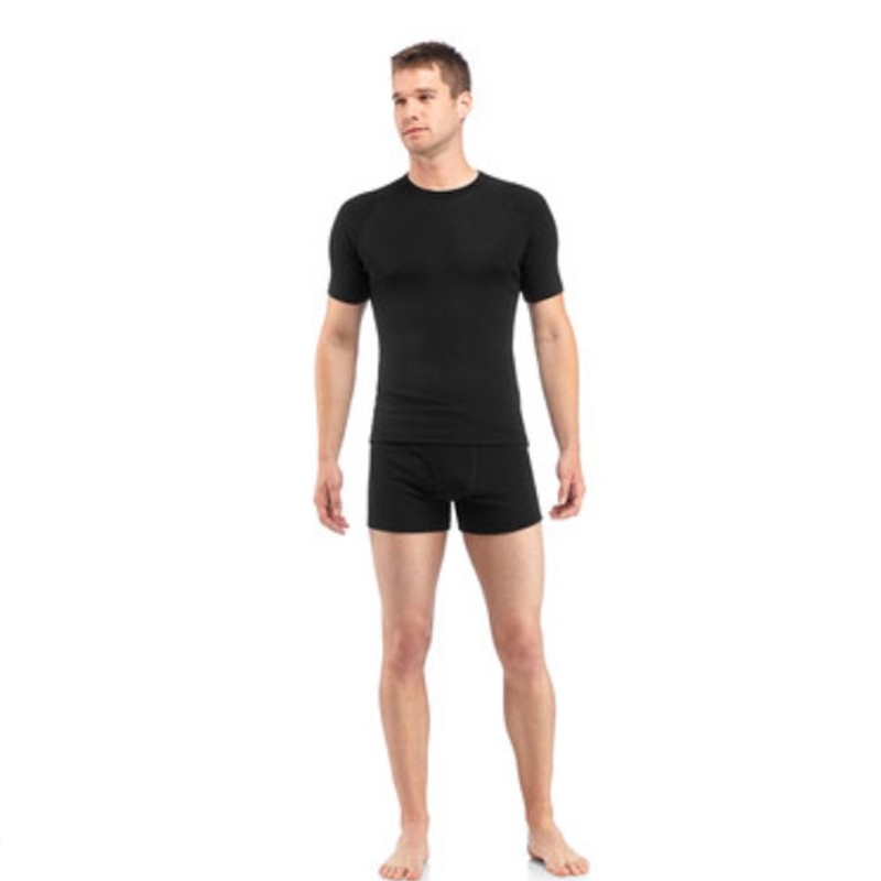 Men's Merino Wool T Shirt 100% Merino Wool Men's T- Shirt Base Layer Soft Moisture Wicking Odor Resistance T-shirt Men 160g 210329