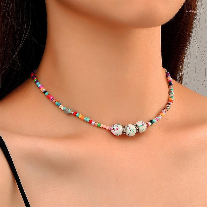 Chains Korean Fashion Simple And Trendy Color Handmade Rice Bead Necklace Creative Ethnic Style Beaded Clavicle Chain Ladies Jewelry, Silver
Chains Korean Fashion Simple And Trendy Color Handmade Rice Bead Necklace Creative Ethnic Style Beaded Clavicle Chain Ladies Jewelry, Silver