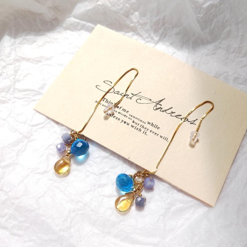 Dangle & Chandelier Lii Ji Tanzanite Citrine 14K Gold Filled Earrings Natural Stone Handmade Jewelry For Women Gift
Dangle & Chandelier Lii Ji Tanzanite Citrine 14K Gold Filled Earrings Natural Stone Handmade Jewelry For Women Gift