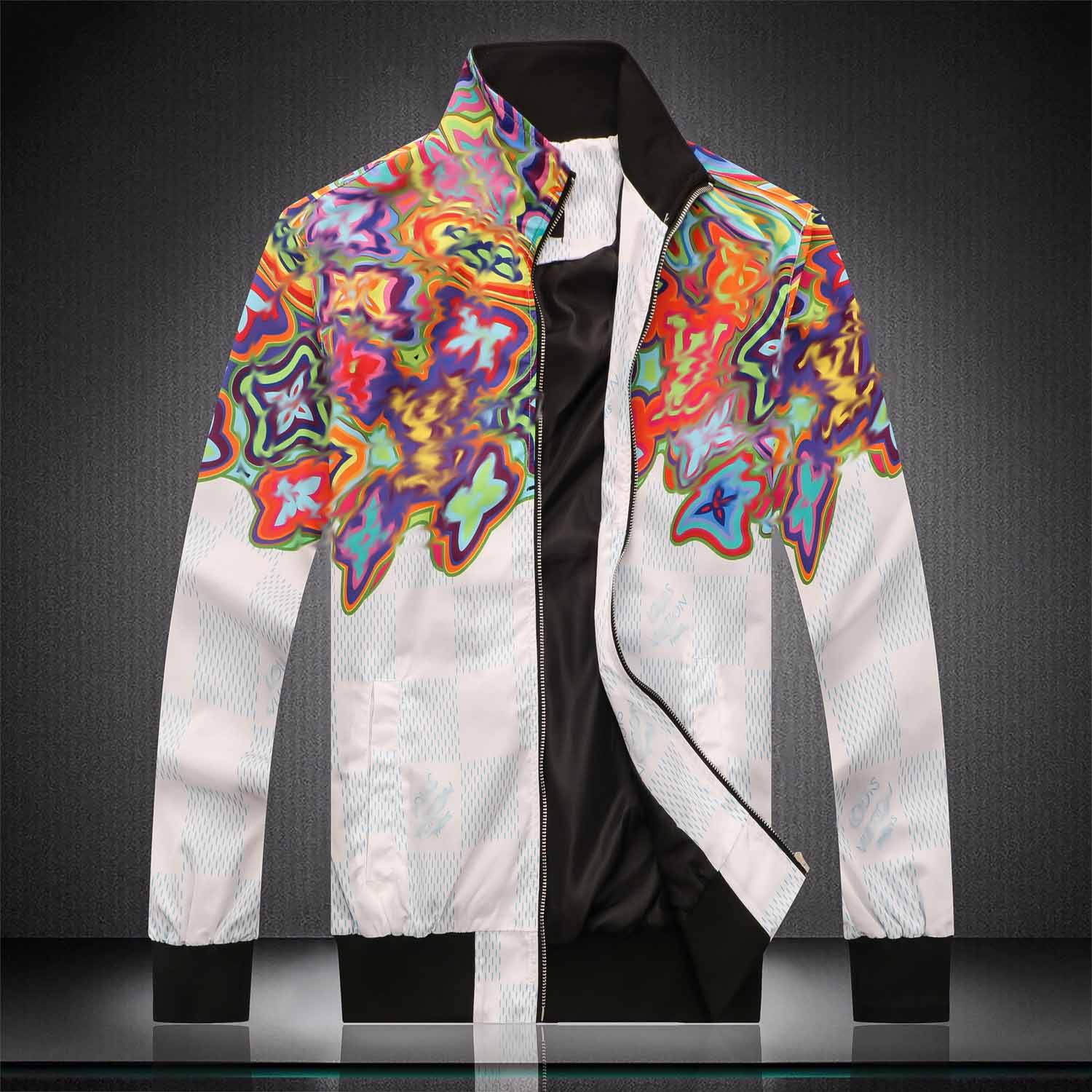 2021 Designer Oberbekleidung Laufen Hip Hop Street Männer Jacken Mäntel mit Reißverschluss Klassischer zufälliger Brief Drucken Langarm Windjacke -3XL Größe, White
2021 Designer Oberbekleidung Laufen Hip Hop Street Männer Jacken Mäntel mit Reißverschluss Klassischer zufälliger Brief Drucken Langarm Windjacke -3XL Größe, White