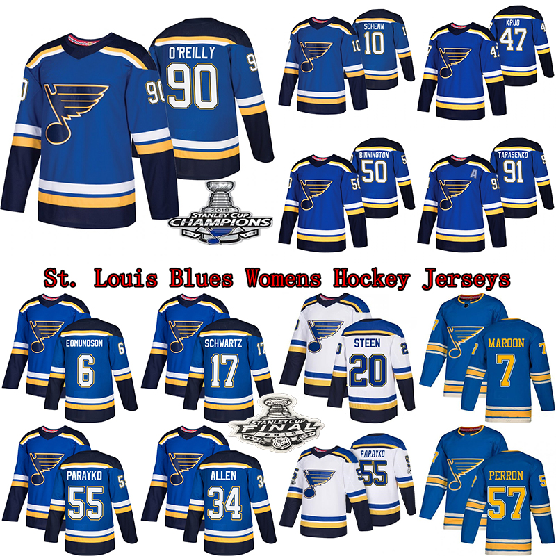 90 Ryan O'Reilly St. Louis Blues Womens Hockey Jerseys 50 Binnington 91 Vladimir Tarasenko 17 Schwartz 18 Robert Thomas, White no pacth
90 Ryan O'Reilly St. Louis Blues Womens Hockey Jerseys 50 Binnington 91 Vladimir Tarasenko 17 Schwartz 18 Robert Thomas, White no pacth