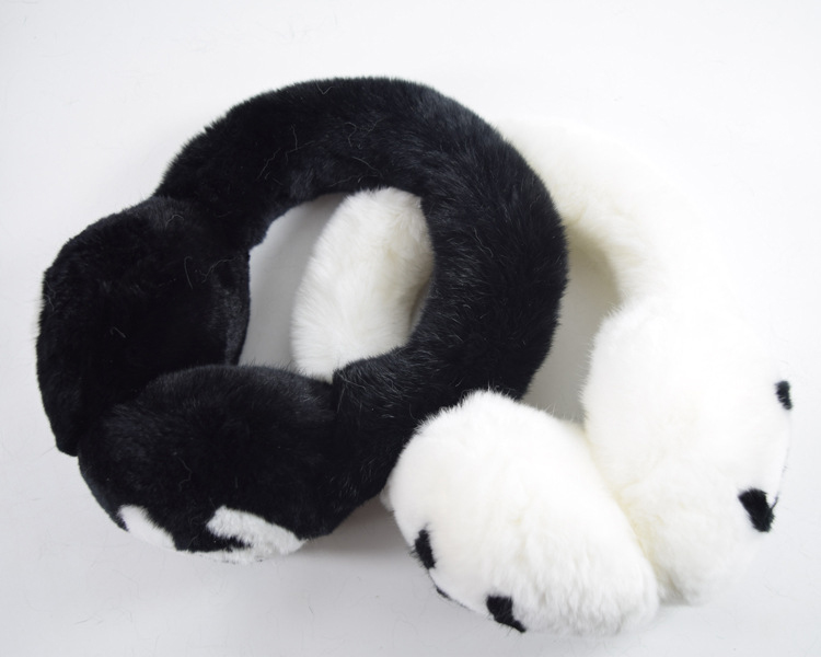 Fashionable ladies earmuffs Classic brand warm plush Ear Muffs