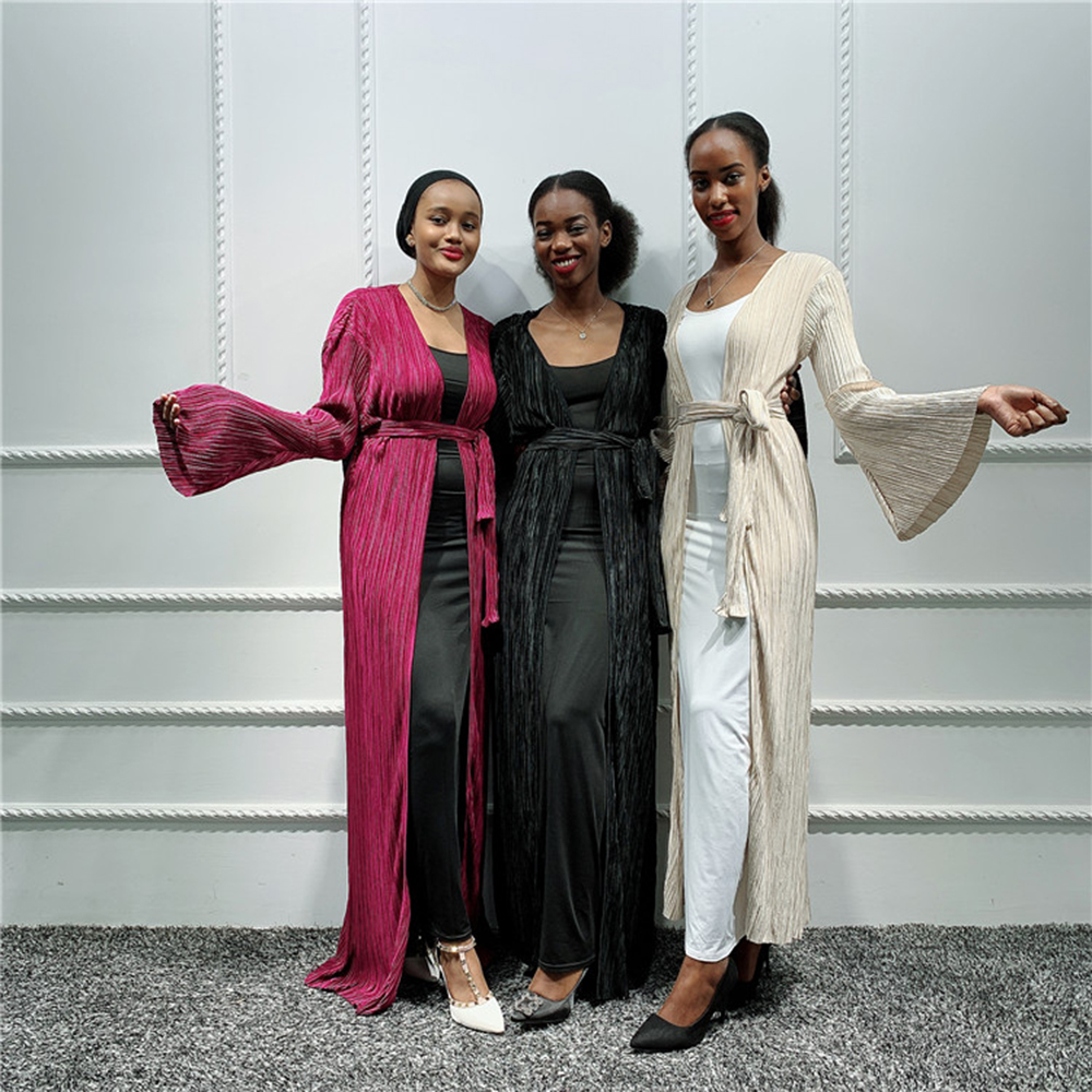 Pleated Arab Dubai Abaya Kimono Hijab Muslim Dress African Dresses Abayas For Women Caftan Marocain Kaftan Islamic Clothing
Pleated Arab Dubai Abaya Kimono Hijab Muslim Dress African Dresses Abayas For Women Caftan Marocain Kaftan Islamic Clothing