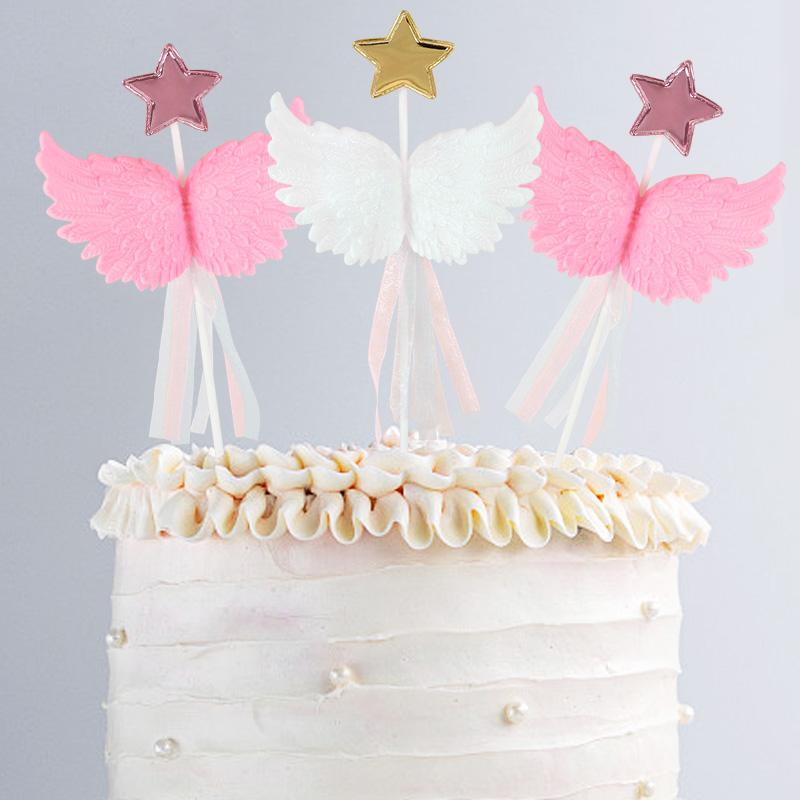 Other Festive & Party Supplies 3pcs/set Cute Angel Wing Cake Decoration Star Decor Topper Birthday Wedding Dessert Cupcake
Other Festive & Party Supplies 3pcs/set Cute Angel Wing Cake Decoration Star Decor Topper Birthday Wedding Dessert Cupcake
