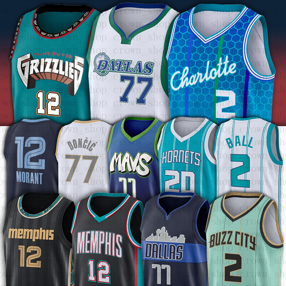 Ja 12 Morant Basketball Jersey Luka 77 Doncic LaMelo 2 Ball Dalla Charlottes Hornet Memphi Grizzlie 75th Anniversary City 2022 Stitched, Men
Ja 12 Morant Basketball Jersey Luka 77 Doncic LaMelo 2 Ball Dalla Charlottes Hornet Memphi Grizzlie 75th Anniversary City 2022 Stitched, Men