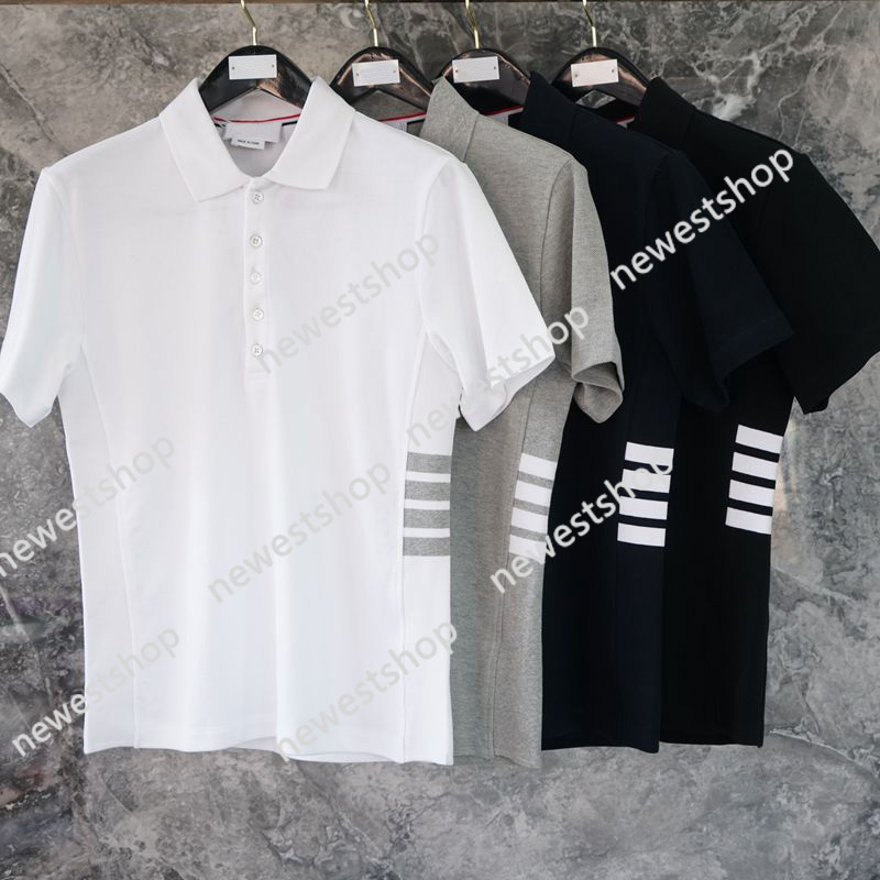 2021 Fashion Tb Thom Brand Polo Shirts Men Casual Striped Solid Slim Summer Short Sleeve Turn Down Collar Clothing, Blue
2021 Fashion Tb Thom Brand Polo Shirts Men Casual Striped Solid Slim Summer Short Sleeve Turn Down Collar Clothing, Blue