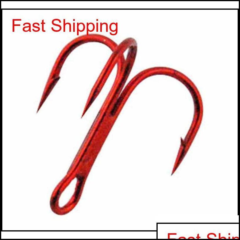 Sports & Outdoors 100Pcs 35647 High Carbon Steel Treble Fishing Hooks Red Black Round Bent Triple Hard Lure S Jfr Home2006 Drop Delivery 202
Sports & Outdoors 100Pcs 35647 High Carbon Steel Treble Fishing Hooks Red Black Round Bent Triple Hard Lure S Jfr Home2006 Drop Delivery 202