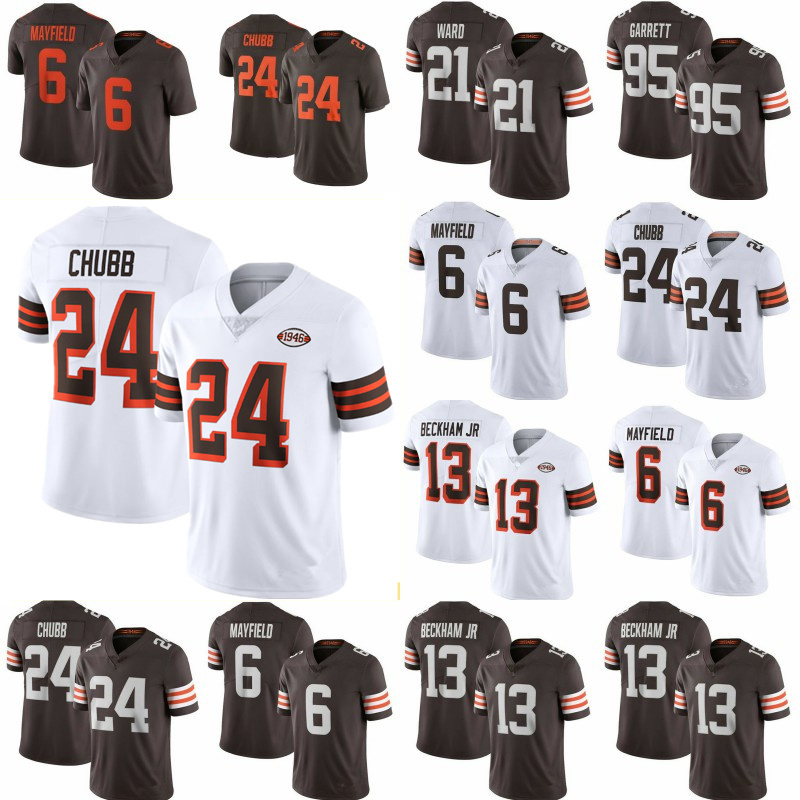 24 Nick Chubb 6 Baker Mayfield MENS WOMENS YOUTH KIDS clevelands 95 Myles Garrett denzel ward brown Football Jerseys 80 Jarvis Landry 75th 1946 Odell Beckham Jr Jersey, Shown
24 Nick Chubb 6 Baker Mayfield MENS WOMENS YOUTH KIDS clevelands 95 Myles Garrett denzel ward brown Football Jerseys 80 Jarvis Landry 75th 1946 Odell Beckham Jr Jersey, Shown