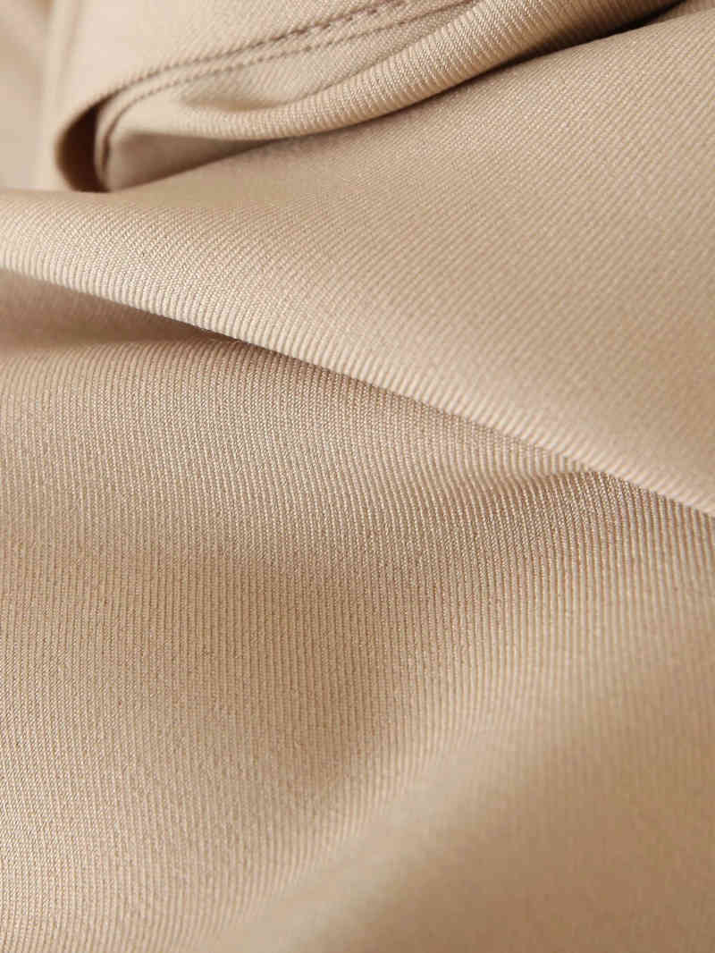 elegant women beige long dress fashion ladies vintage turn down collar es casual female chic girls 210430